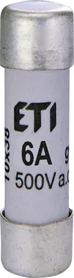 Immagine prodotto di Fusibile cilindro 6A gG 10x38mm ETI 002620005