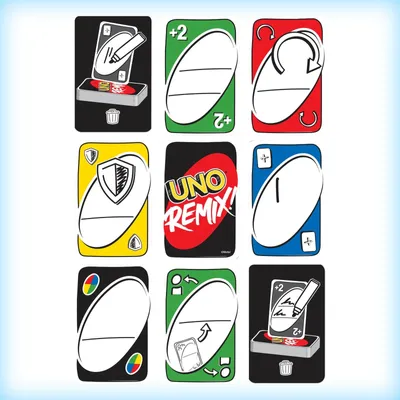Produktbild von Mattel - UNO Remix Kartenspiel Gesellschaftsspiel