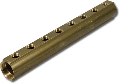 Produktbild von 1 Zoll Verteiler mit 8x 1/2 Zoll Anschlüssen