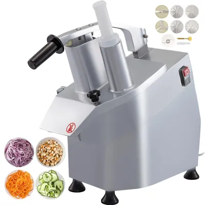 Productafbeelding van Groentesnijder - Mandoline - Groentehakker - Keukensnijder - Foodprocessor - 550W Krachtig Motor