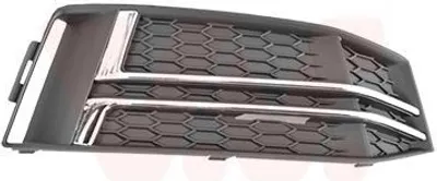 Immagine prodotto di VAN WEZEL Griglia di ventilazione paraurti per AUDI A4 B9 Avant (8W5, 8WD) Nero cromato