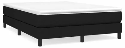 Obrázek produktu pro vidaXL Box spring bed frame black 140x200 cm látka