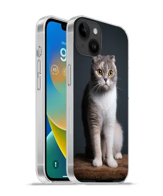 Produktbild von MuchoWow® Handyhülle Schutzhülle Hülle für Apple iPhone 14 Plus - Soft case Katze - Haustiere - Licht Silikon Softcase Handy Hülle - Abbildung