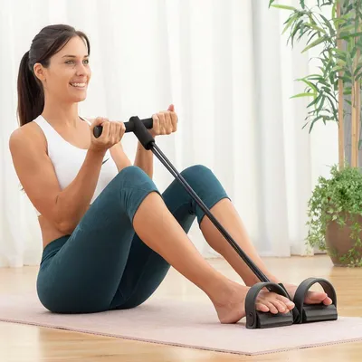Produktbild von Famanu Widerstandsbänder Set für Fitness, Yoga und CrossFit - Ideal für Muskelaufbau und Gesäßtraining