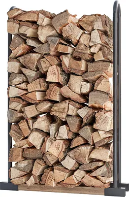 Produktbild von Alberts Kaminholzregal | schwarz | Brennholzregal außen | Stapelhilfe für Kaminholz | Kaminholzständer Stahl | mit verstellbarer Breite | Regal für Feuerholz | Holzregal Kaminholz innen