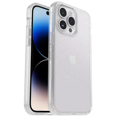 Produktbild von OtterBox Symmetry Hülle für Apple iPhone 14 Pro Max Smartphone - Stardust (Glitter transparent) - Sturzsicher, Anitbakteriell - Polycarbonat, Synthetischer Gummi, Plastik