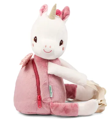 Produktbild von Lilliputiens Rucksack Lena das Einhorn - weicher Kinderrucksack mit verstellbaren Schultergurten