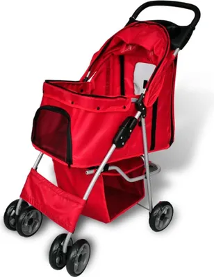 Image de Chariot pour chiens Buggy rouge