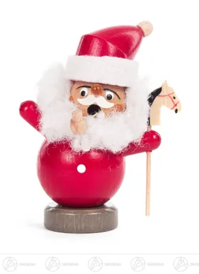 Produktbild von Räuchermann Mini-Räuchermann Weihnachtsmann stehend Breite x Höhe x Tiefe 6,5 cmx10 cmx4,5 cm NEU