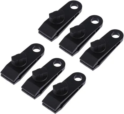 Produktbild von Famanu Zeltpflöcke Set - 10 robuste Zeltanker - 8,3 cm Länge - Schwarz