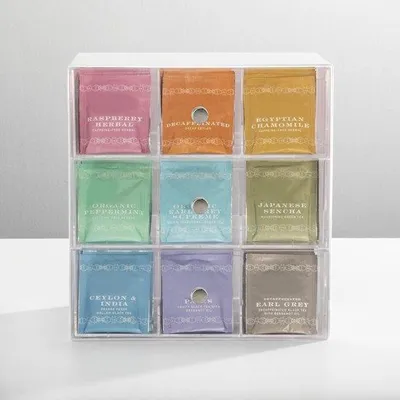 Obrázok produktu pre mDESIGN 08235MDK, Odkladacia schránka, Priehľadná, Biela, Plast