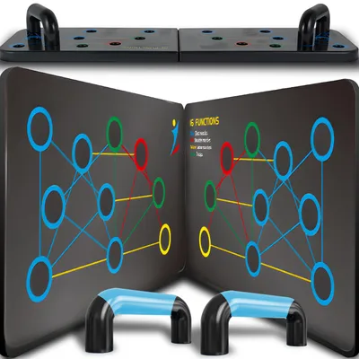 Obrázek produktu pro Opěrka na kliky Malé fitness přístroje Multifunkční opěrka na kliky pro pumpy na cvičení Push Up 13v1 Push-Up Board Grips Fitness Non-Slip Retoo
