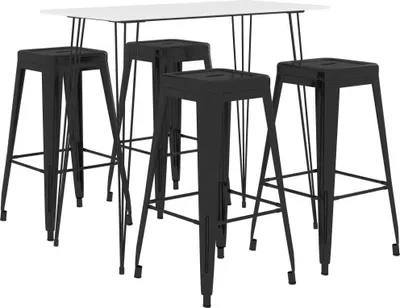 Produktbild von 5-tlg. Bar-Set Weiß und Schwarz