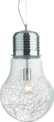Produktbild von Aufhängung Modernes Licht Metall Transparent 1 Licht E27 Groß
