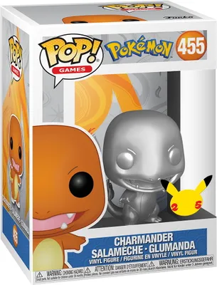 Produktbild von Pokemon - Charmander Salameche Glumanda 455 25 Years - Funko Pop! - Vinyl Figur
