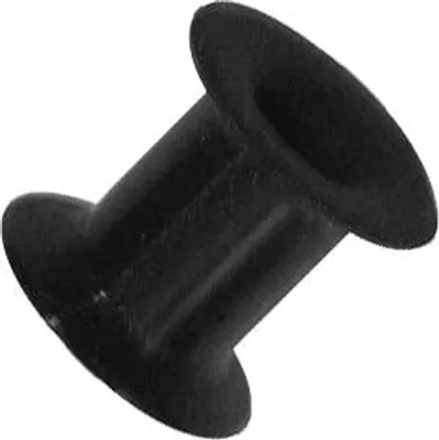 Produktbild von Ohr Silicon Flesh Flared Tunnel Piercing Black VFTF.BK.8mm