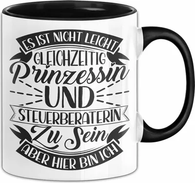 Produktbild von Steuerberaterin Geschenk Tasse Geschenkidee (Schwarz)