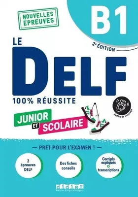 Produktbild von DELF 100% reussite B1 junior + online ed. 2023