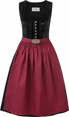 Produktbild von Dirndlschürze SC 300 bordeaux 3 46-50