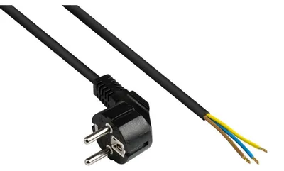 Obrázok produktu pre Alcasa P0185-S050, 5 m, Zástrčka typu E + F, H05VV-F3G, 250 V