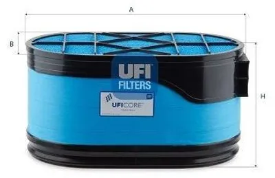 Produktbild von Luftfilter UFI 27.J53.00 Filtereinsatz