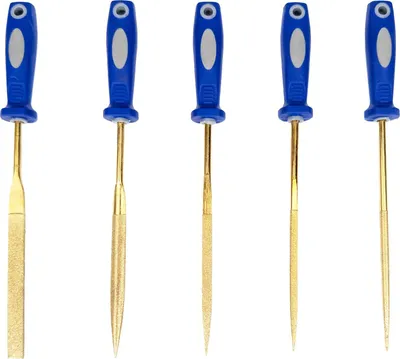 Produktbild von PAULIMOT Diamant-Nadelfeilen-Set 160 mm, Korn 150, 5-teilig