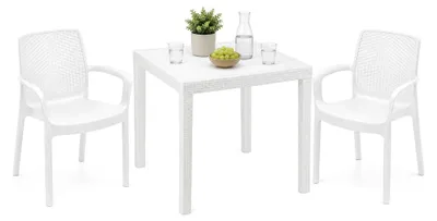 Produktbild von Matali - Gartenmöbel-Set, Weiß, 2 Sitzer, Italy