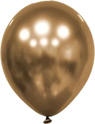 Produktbild von Decomex-Spiegelballons Gold, 100 Stück – Godan