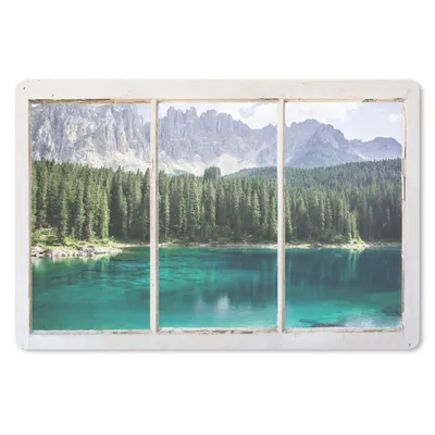 Produktbild von MuchoWow® Mauspad Mousepad Aussicht - Baum - Wasser 27x18 cm - Mousepads - Maus Mat - Pad - Mausunterlage - Büroartikel - Desk Matten