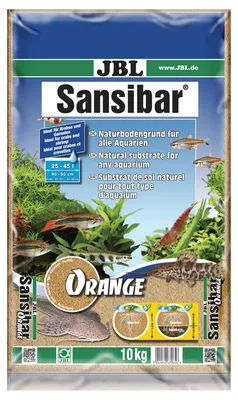 Immagine prodotto di Substrato JBL Orange per acquari d'acqua dolce e marina, Sansibar Orange, 10 kg, confezione da 6