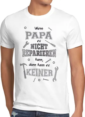 Produktbild von style3 Wenn Papa es nicht reparieren kann dann kann es keiner! Herren T-Shirt Fun Shirt Spruch Funshirt