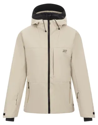 Productafbeelding van 2117 OF SWEDEN Humla Lichtgewicht, gevoerde dames ski-jas met capuchon, beige, maat M