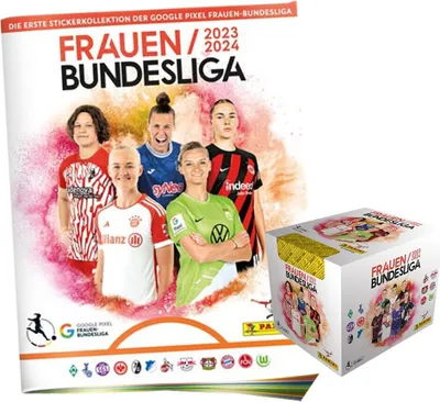 Immagine prodotto di Bundesliga femminile - 2023/2024 - Figurine da collezione - 1 espositore (36 bustine) + album di figurine