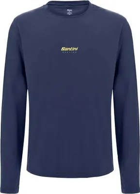 Produktbild von Santini Langarm-t-shirt Blau M Herren,Damen Blau M
