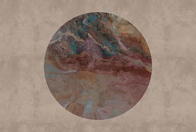 Produktbild von Tadessi Fototapete | Marmor | 4.00 m  x 2.70 m | Beige | Rosa | Wandbild | Digitaldruck