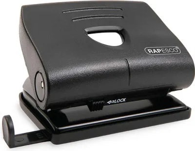 Produktbild von Locher 820-P 22 Blatt schwarz Packung mit 12 Stück
