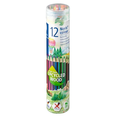 Image de STAEDTLER® 185 MD12 Crayons de couleur Noris, lot de 12, 100 % PEFC