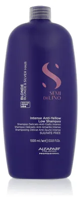 Obrázek produktu pro Alfaparf Milano Semi Di Lino Blonde Intense Anti-Yellow Low Shampoo neutralizující šampon pro blond vlasy 1000 ml