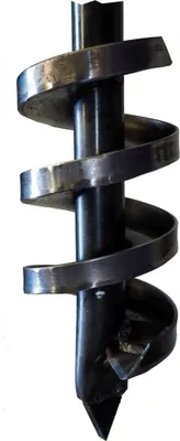 Produktbild von Brunnenbohrer 125mm mit Aufkantung - Bohrkopf 12,5cm verlängerbar
