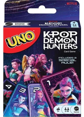 Immagine prodotto di Gioco di carte - MATTEL GAMES - UNO K-Pop Demon Hunters - Regola speciale per la carta JOKER
