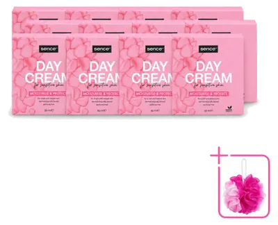 Image de 12 crèmes hydratantes Sence pour peaux sensibles - Apaisantes - 50 ml - Lot de 12