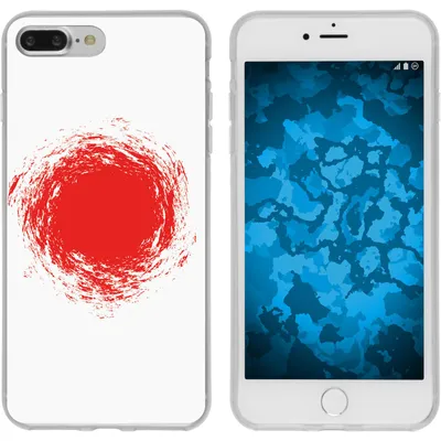 Produktbild von PhoneNatic Case kompatibel mit Apple iPhone 7 Plus / 8 Plus Silikon-Hülle WM Japan M7