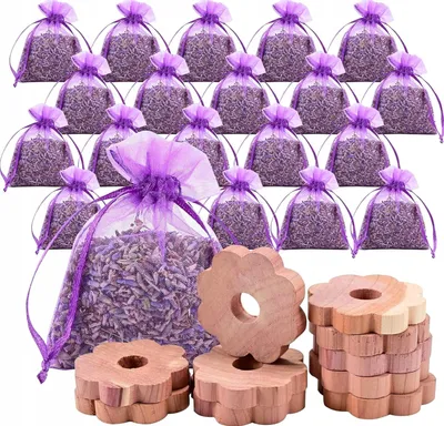 Produktbild von Duftsäckchen Lavendel & Zedernholz gegen Motten für Schränke