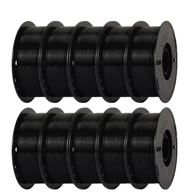Immagine prodotto di filamento per stampante 3D, PETG ad alta velocità, non tossico ed ecologico, 10 kg nero