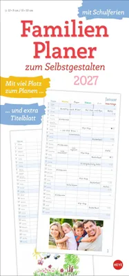 Produktbild von Familienplaner zum Selbstgestalten 2027