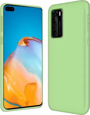 Image de Housse Huawei P40 Housse de protection en gel de silicone pour téléphone portable, vert