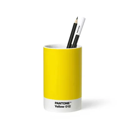 Image de PANTONE Porte-crayons en porcelaine - Yellow 012