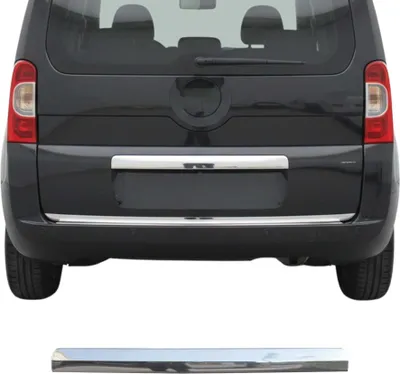 Image de Garniture de Hayon Coffre pour Fiat Qubo 2008-2021 acier inox