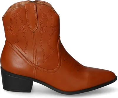 Produktbild von Damen Stiefel High Heel Stiefeletten Elegante Damenschuhe Emi Braun Gr.36