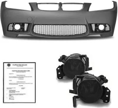 Produktbild von JOM Frontschürze Stoßstange BMW E90 E91 Sport-Look + Nebelscheinwerfer schwarz